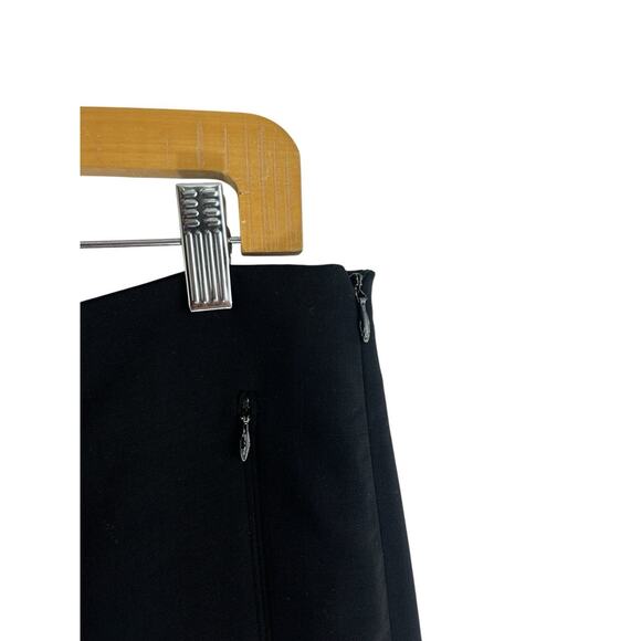 Akris Black Women's Pants 8 Wool High Rise Career Quiet Luxury Workwear Office - Picture 7 of 12